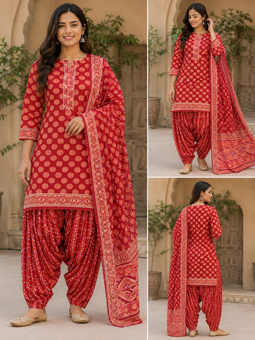 Mamta cotton suit with dupatta fabric 